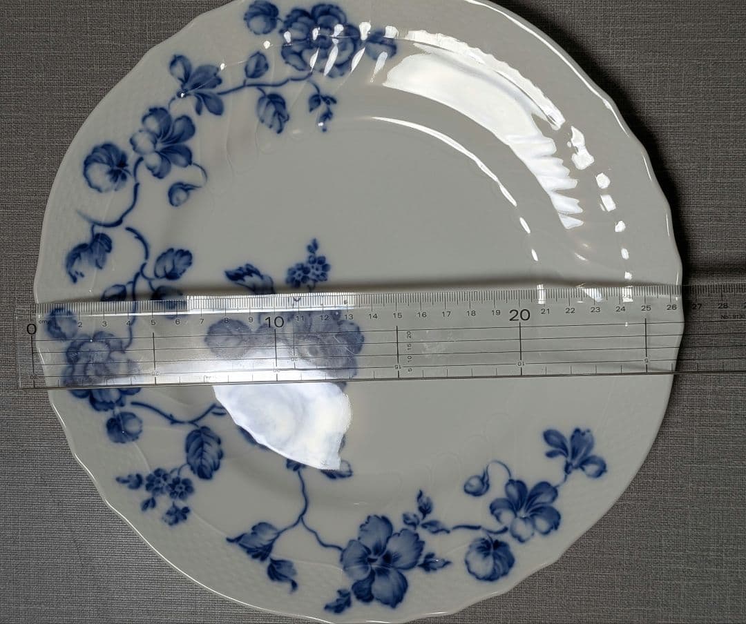 美品　リチャードジノリ　ローズブルー　大皿26.5cm 2枚
