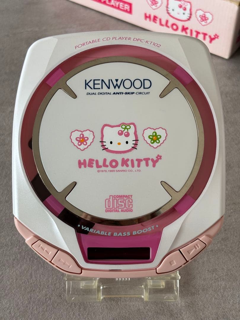 ⭐️値下げ‼️KENWOOD HELLO KITTY ポータブルCDプレーヤー