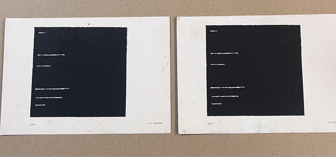 COMME des GARÇONS コムデギャルソンポストカード　8枚　80年代