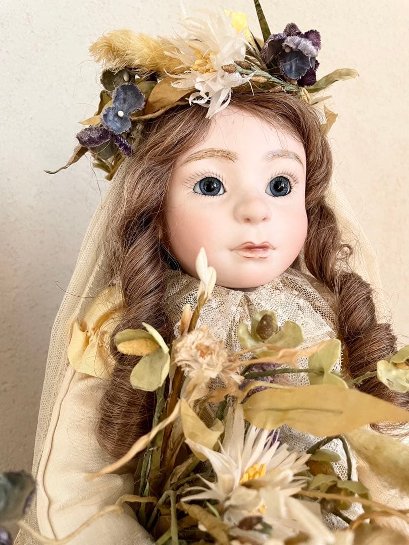 ビスクドール ハンドメイド 創作人形 アンティークドール ヴィクトリアン お姫様