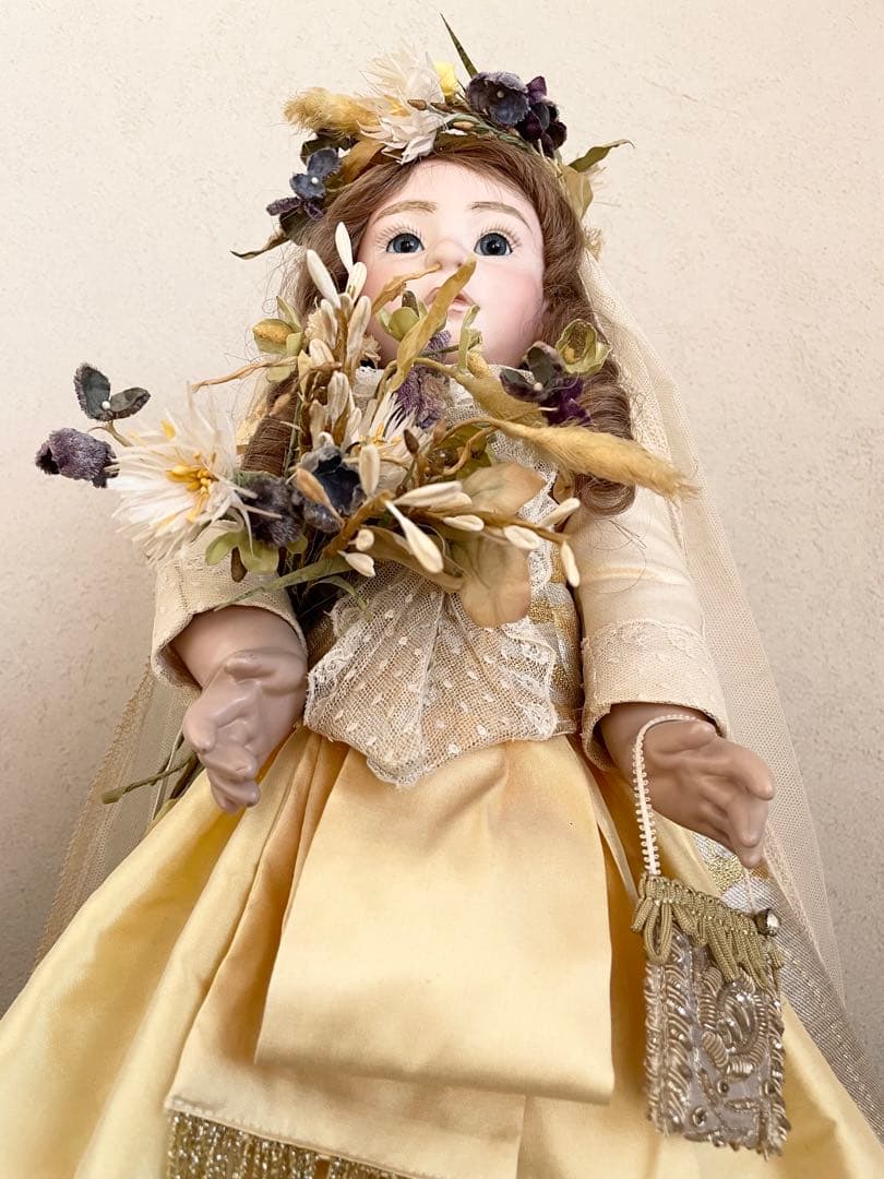 ビスクドール ハンドメイド 創作人形 アンティークドール ヴィクトリアン お姫様