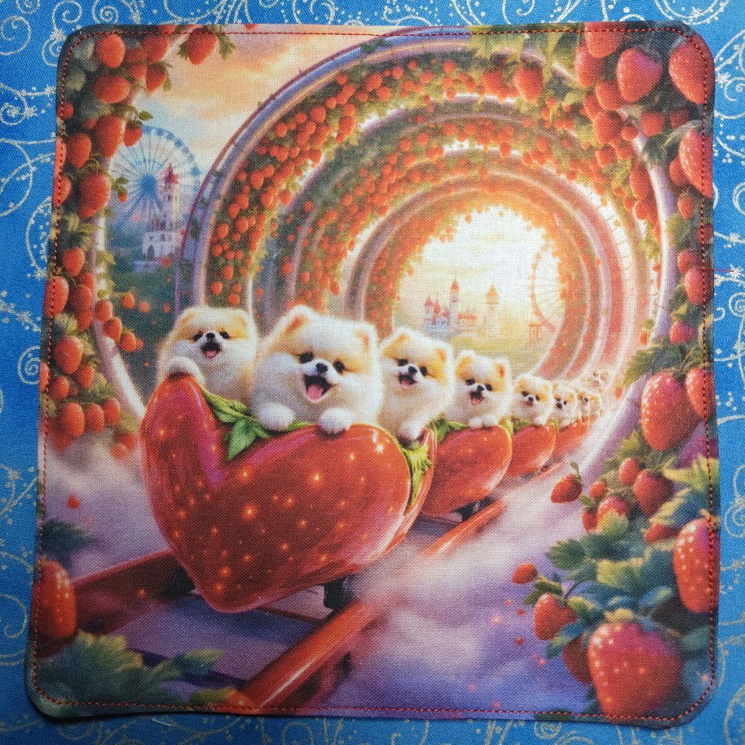 yourelia 4重ハンカチ　ワンコさん柄　18枚