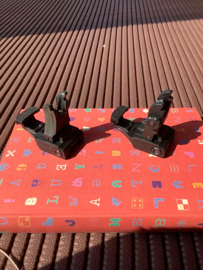 A.R.M.Sタイプのワンタッチ バックアップ アイアンサイト 樹脂製