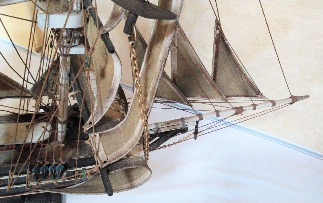 帆船模型【ヴィンテージのカティーサーク号】ハンドメイド・木製・スコットランド製