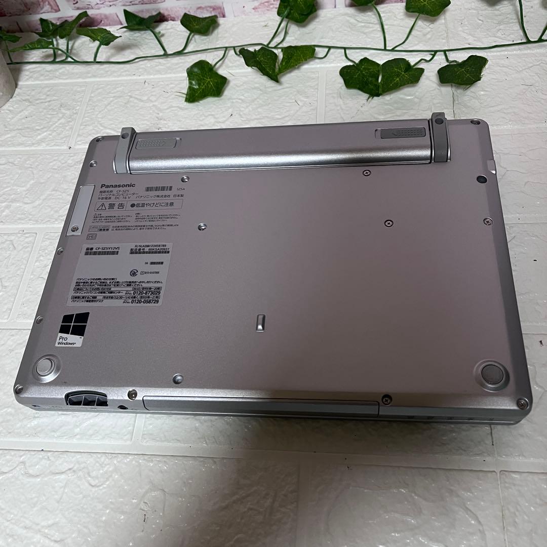 美品 SSD256GB★CF-SZ5 i5-6200U カメラ ノートPC109