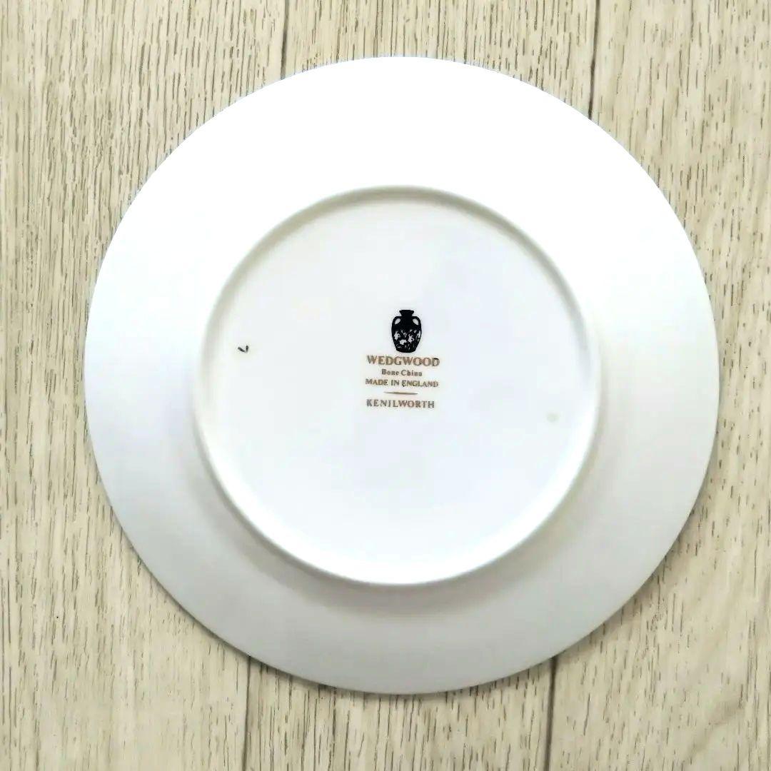 未使用　5点　ウェッジウッド　プラチナ　ケニルワース　カップ&ソーサー　プレート