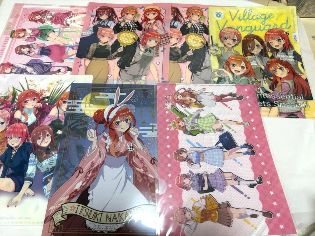 五等分の花嫁 クリアファイル 19点