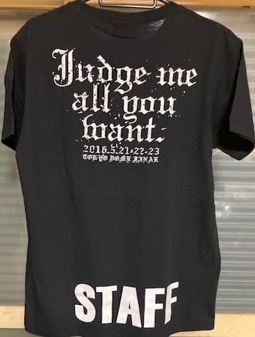 氷室京介 LG 東京限定! 本人着用同モデル STAFFTシャツ 新品未使用品!