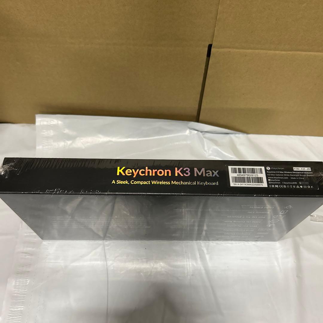 Keychron K3 MAX JISRGBライト ホットスワップ対応US配列