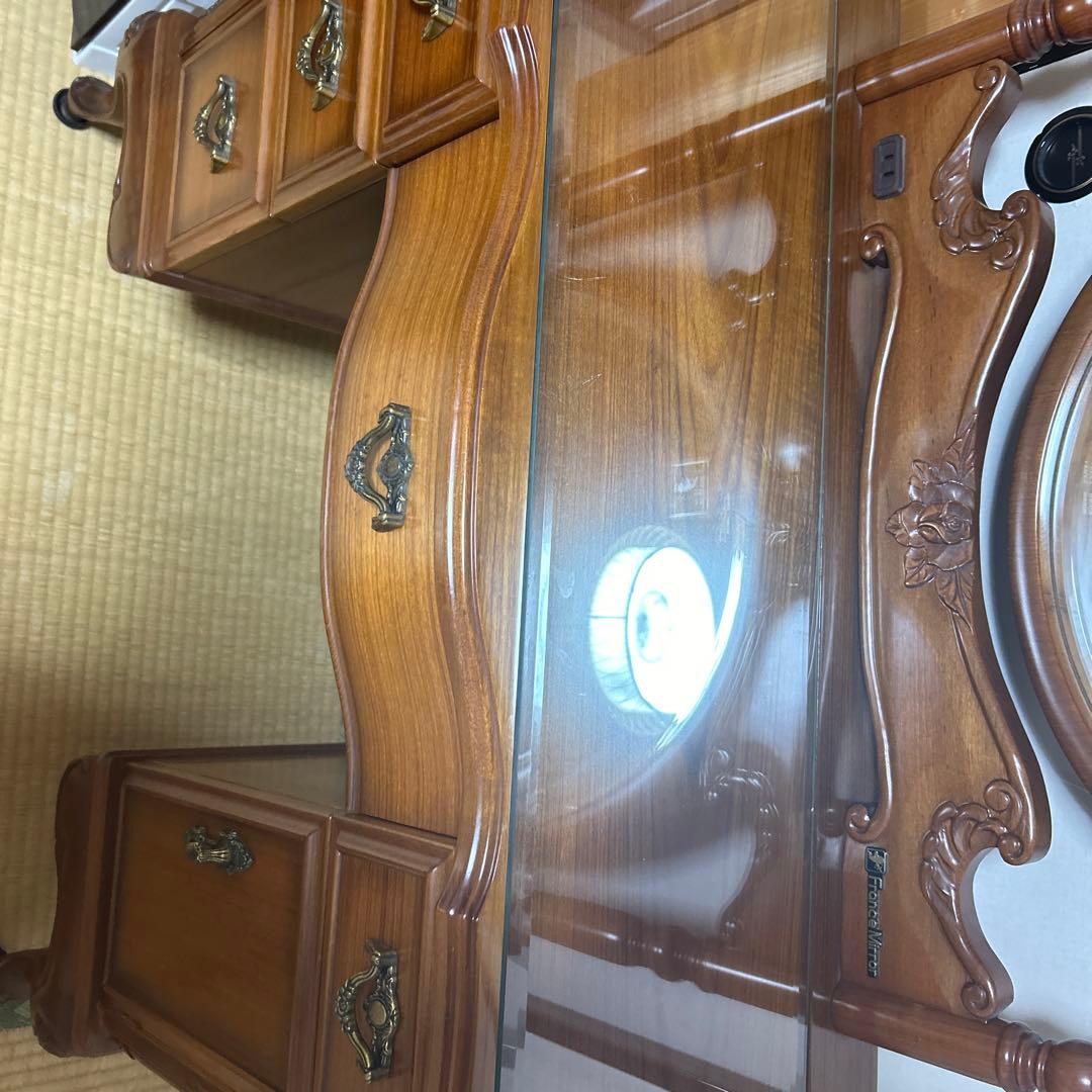 フランスミラー　アンティークドレッサー