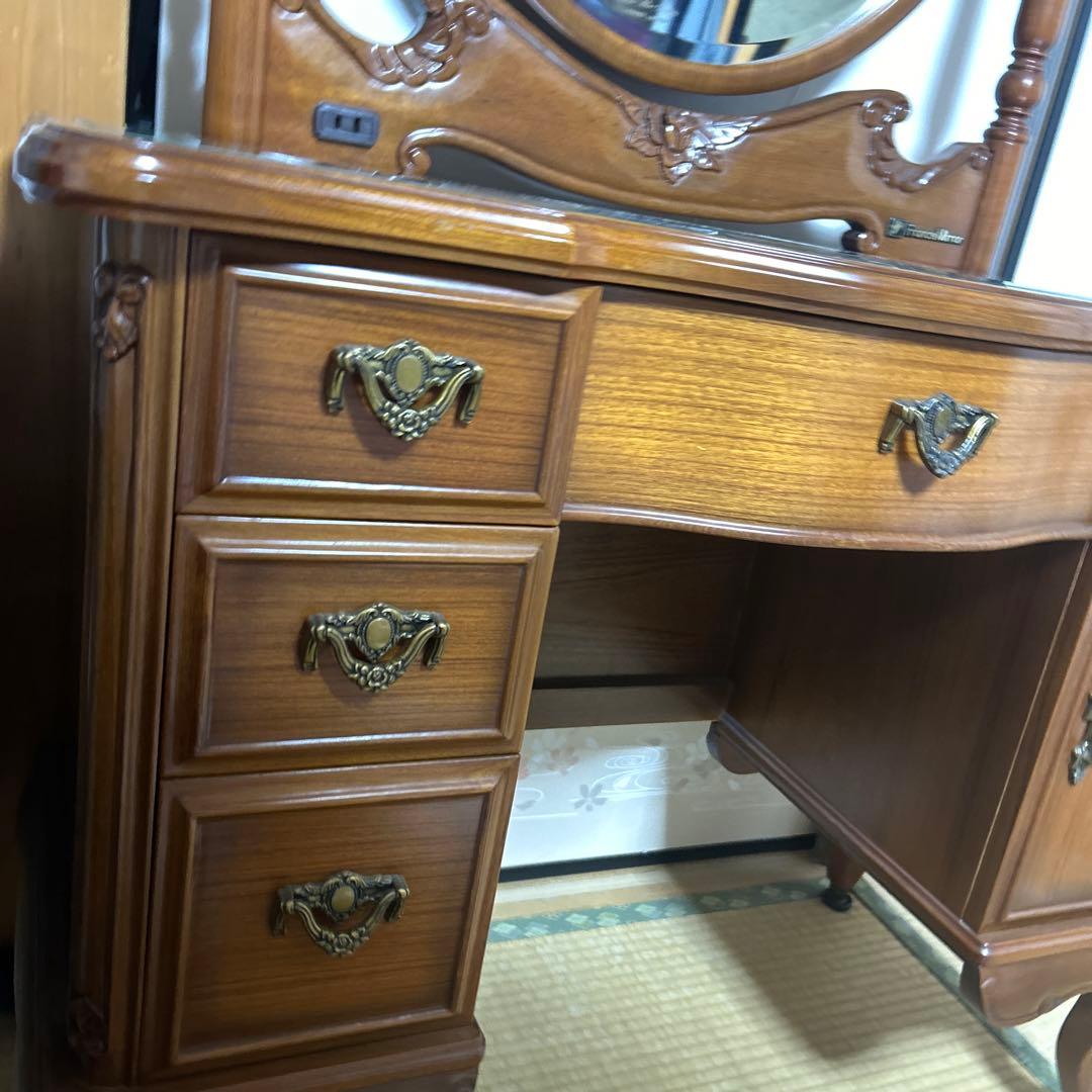 フランスミラー　アンティークドレッサー