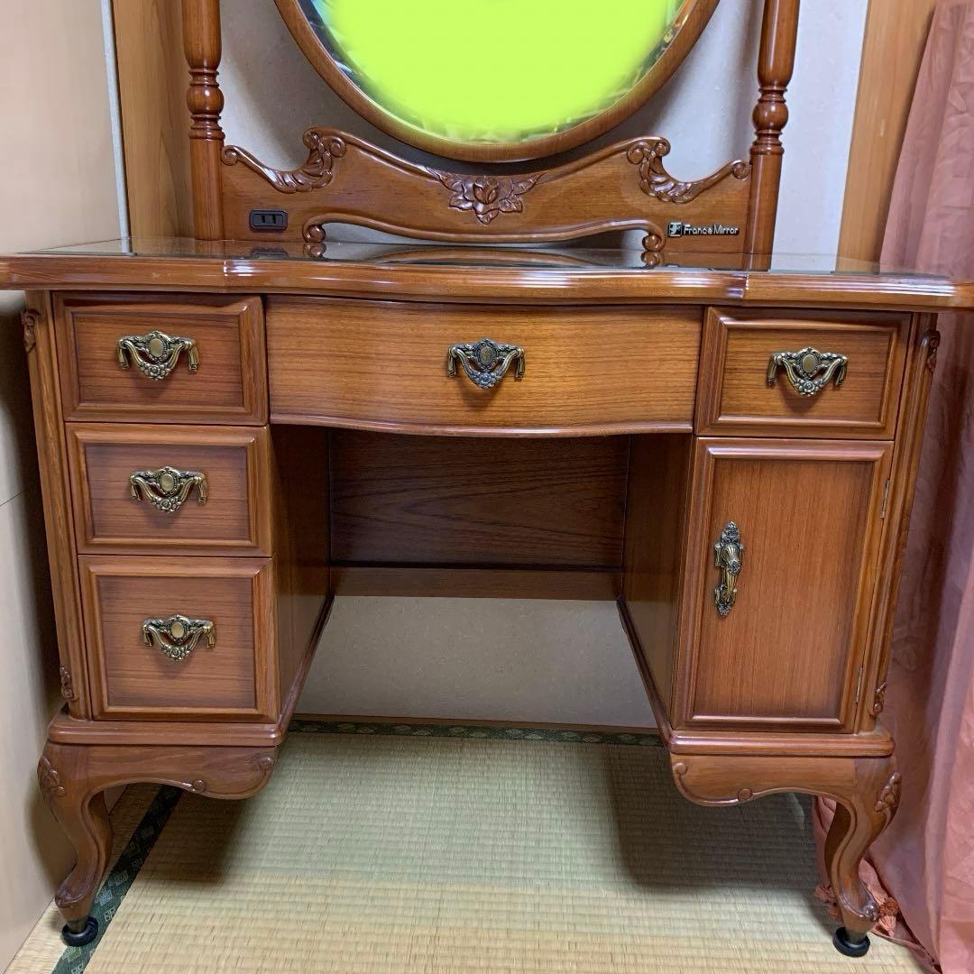 フランスミラー　アンティークドレッサー