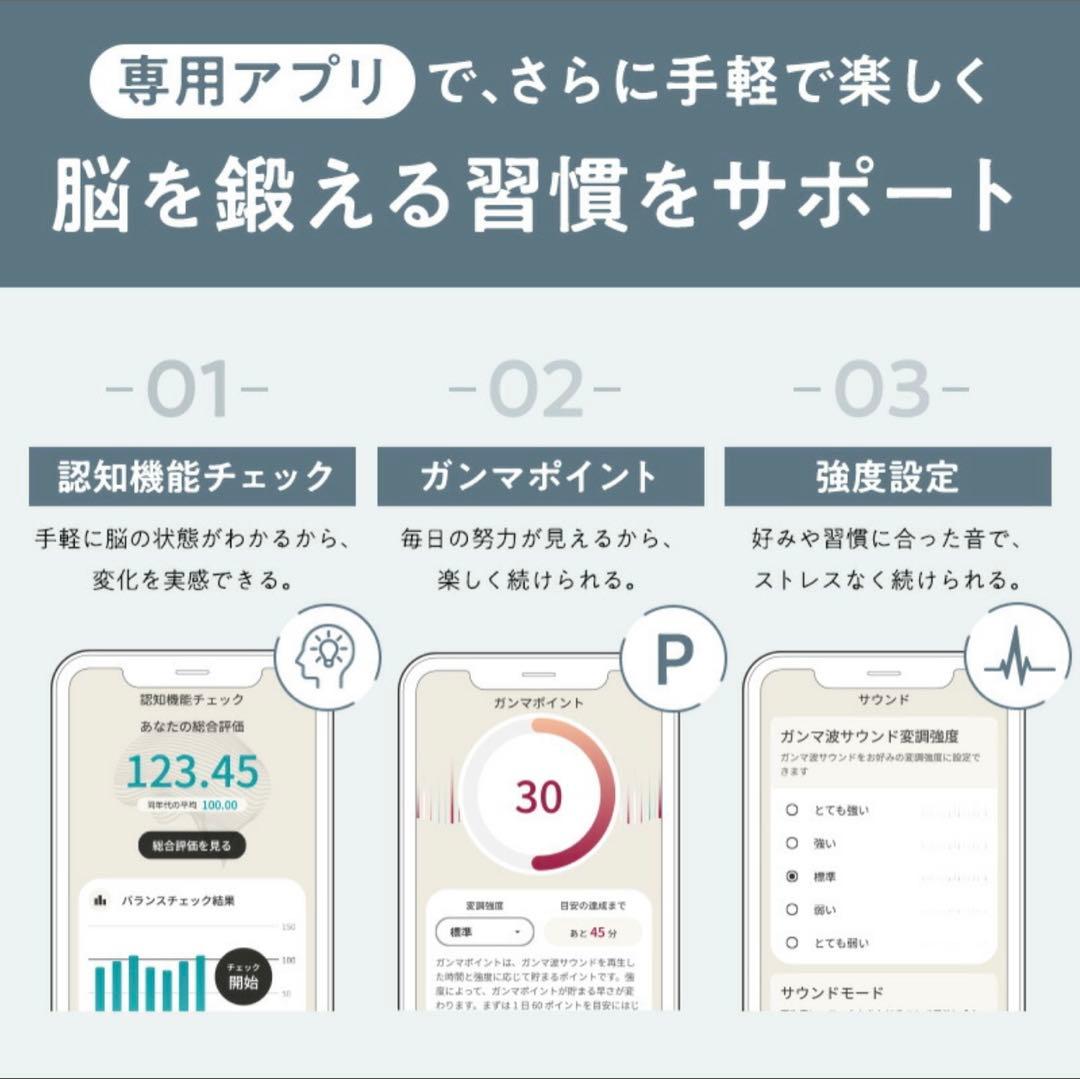 シオノギ ガンマ波サウンドケア kikippa イヤホン