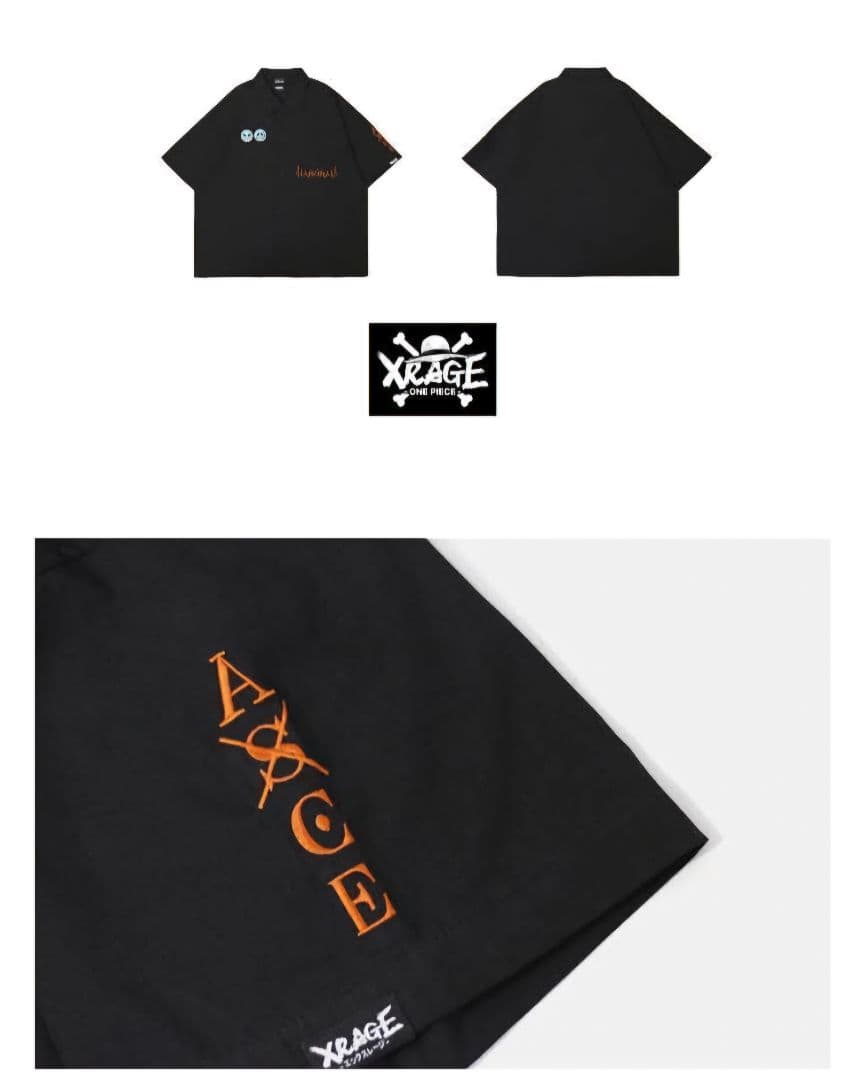 XRAGE ONE PIECE ワンピース エース シャツ