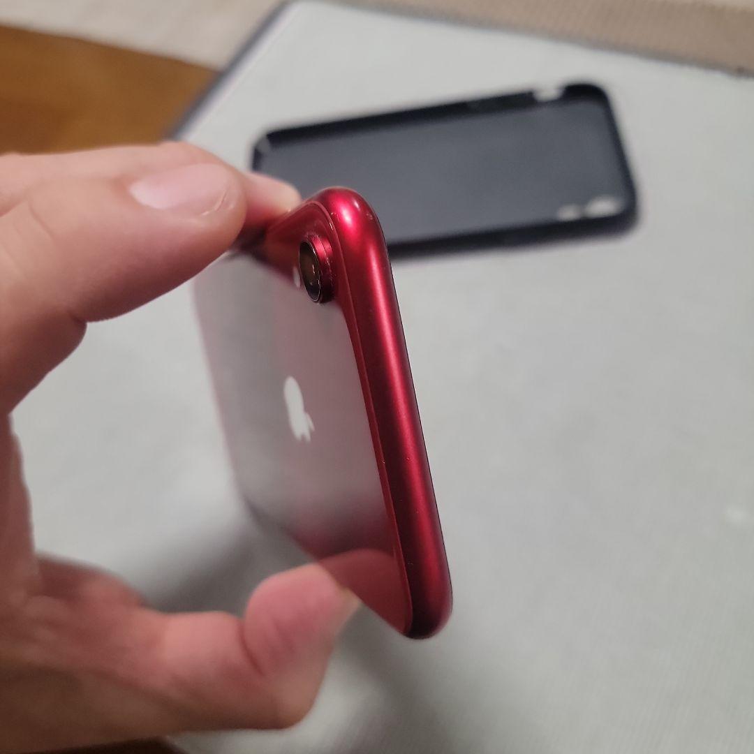 Apple iPhoneXR (赤色)64G箱付き超美品SIMフリー純正B79%