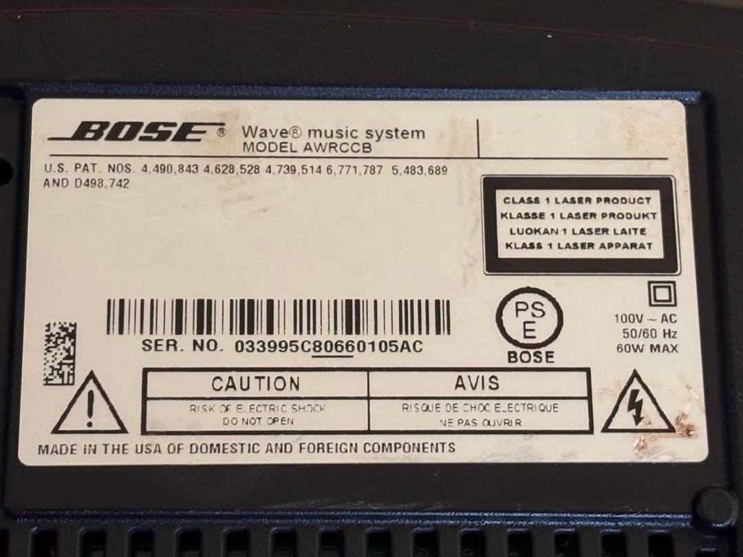 ラジオ・コンポ Bose Wave Music System