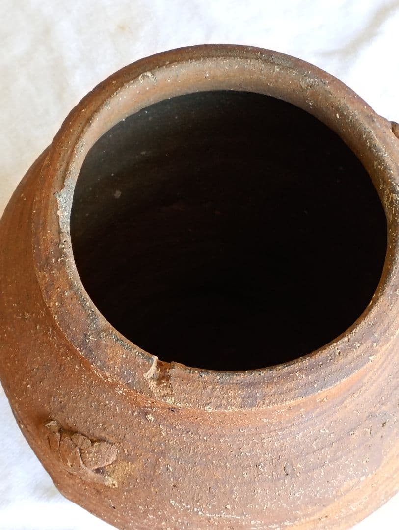 古備前　壺　 古民芸 　花瓶　アンティーク置物