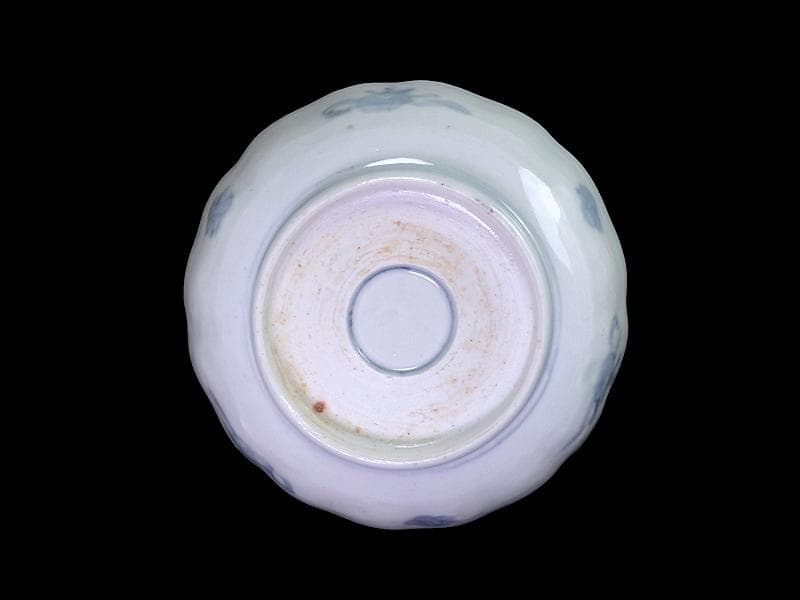 古伊万里 金襴手　桜花紋に菊の図　膾皿　２客　D121AS-DCs