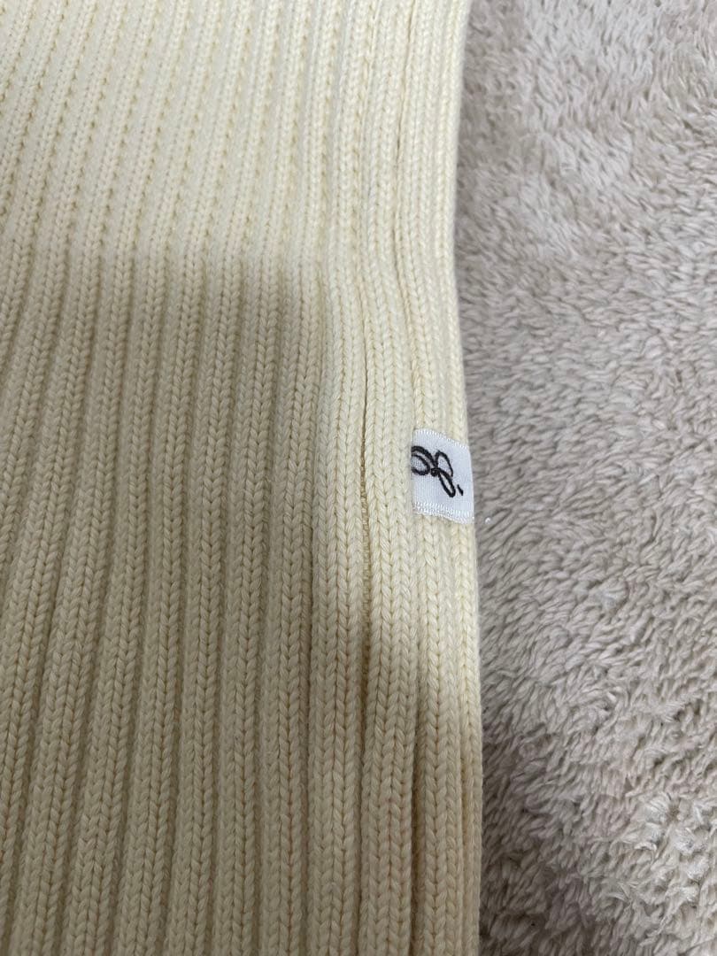 無印良品［ＩＤＥＥ］ＰＵＵＦ　Ｗｈｉｔｅ　×　Ｂｌａｃｋ　Ｍｉｘ　カバー大のみ