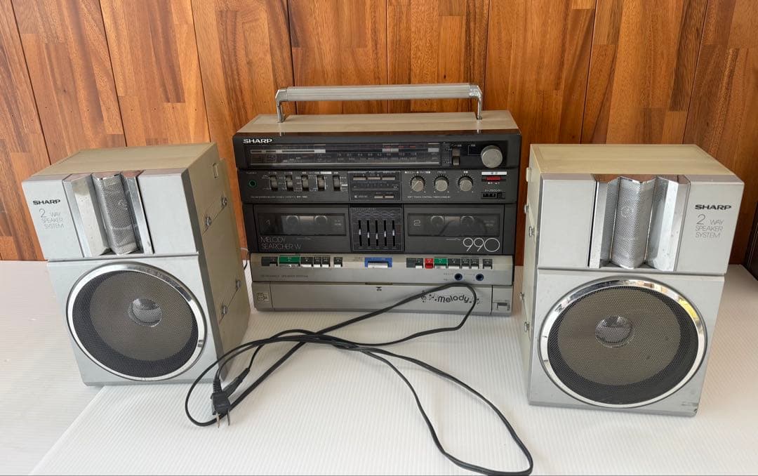 SHARP MR-990 メロディーサーチャーW キーボード付き(a76)