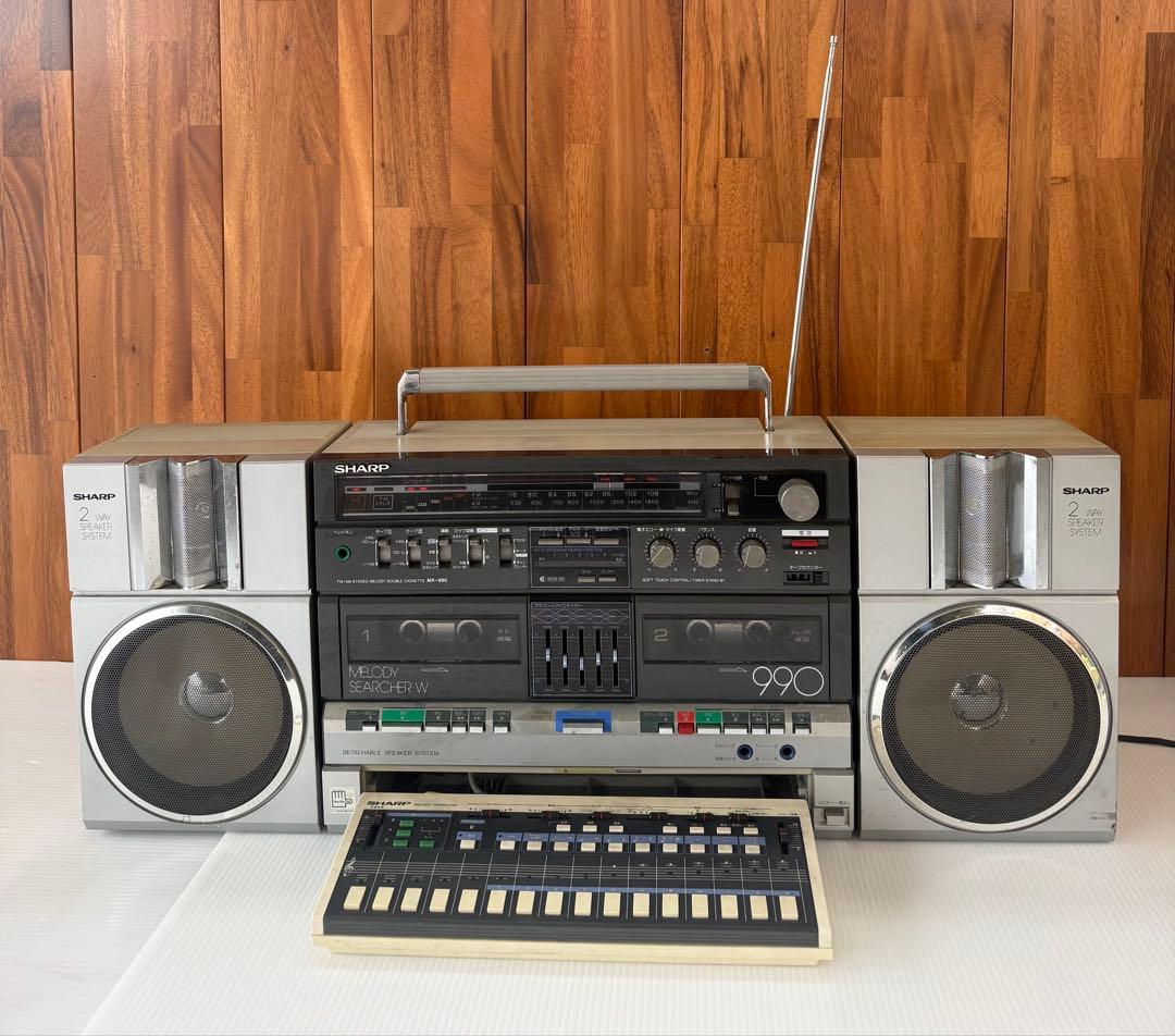 SHARP MR-990 メロディーサーチャーW キーボード付き(a76)