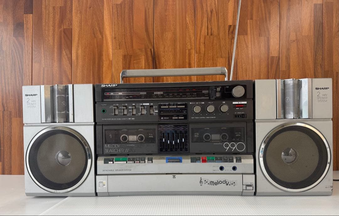 SHARP MR-990 メロディーサーチャーW キーボード付き(a76)