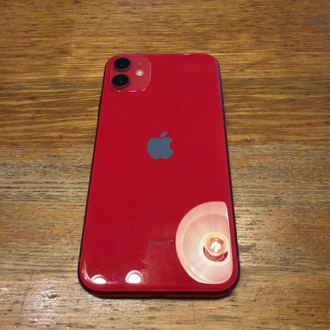 ジャンクApple iPhone 11 (PRODUCT(RED)) 本体