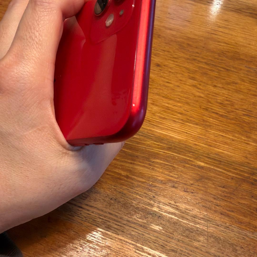 ジャンクApple iPhone 11 (PRODUCT(RED)) 本体