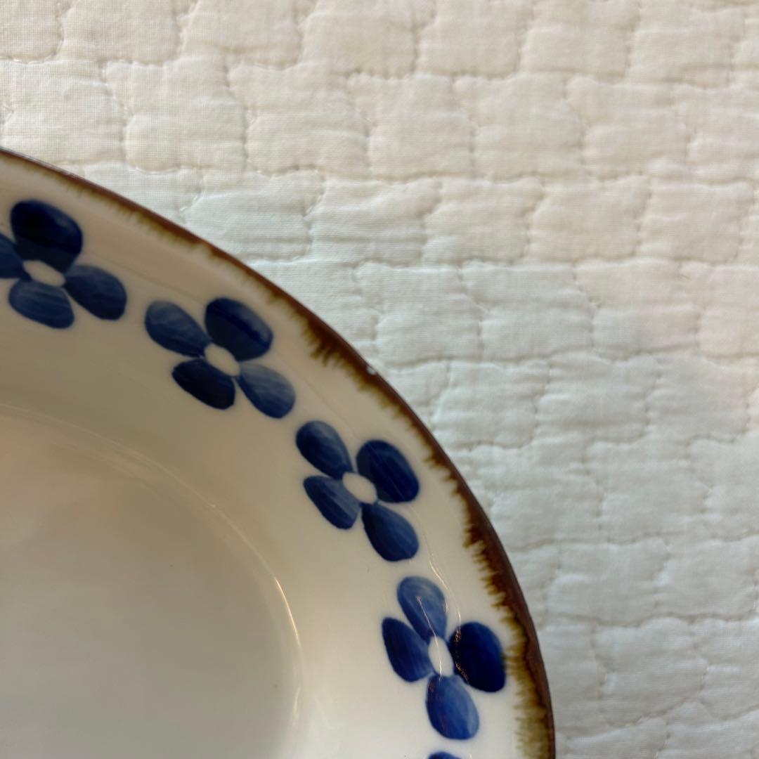 大塚温子　パンジー　オーバルボウル　　2点セット