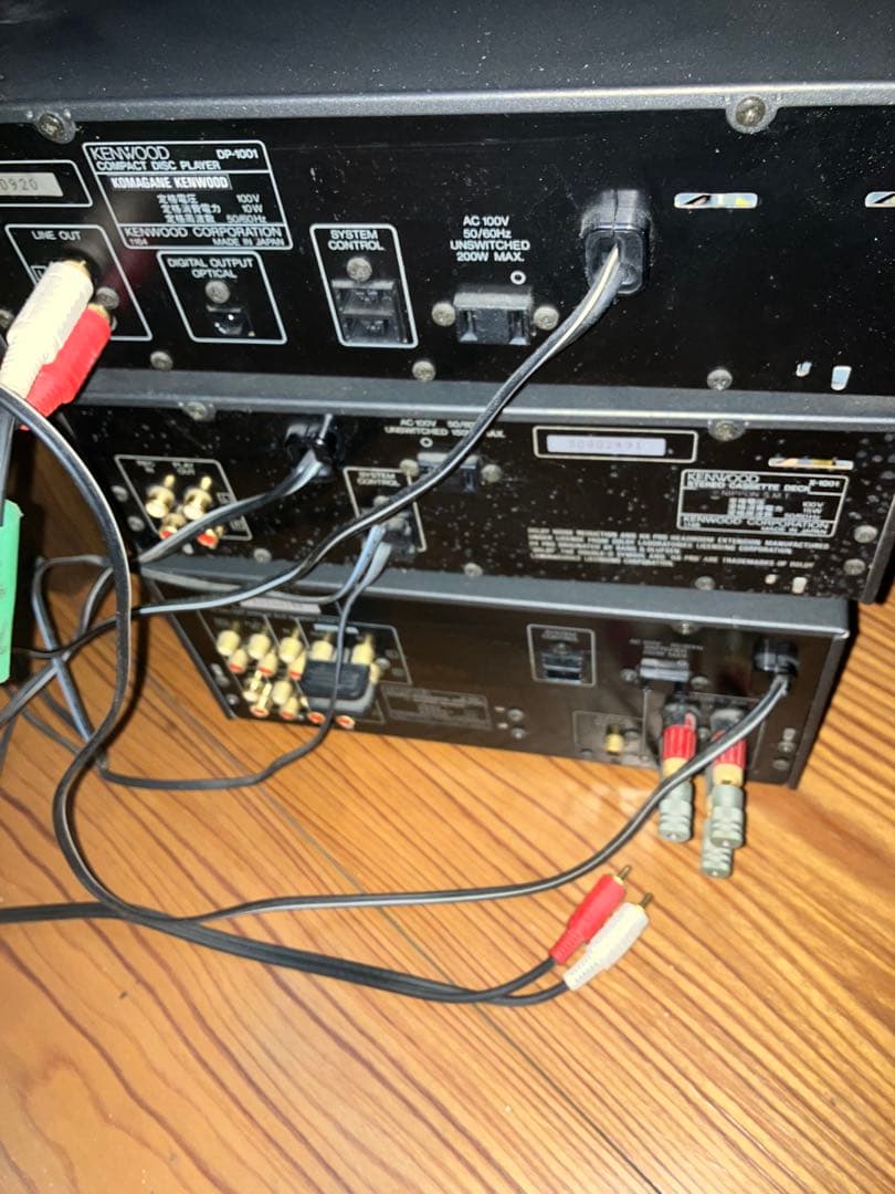 ジャンク品！　ケンウッド　KENWOOD CDコンポ　プレーヤー　オーディオ