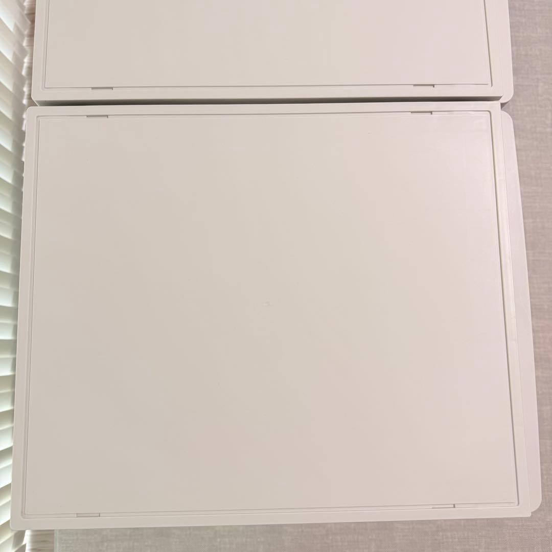 【日本製】サンカ ルームス コンベッソ 4段 ライトグレー 2台セット チェスト