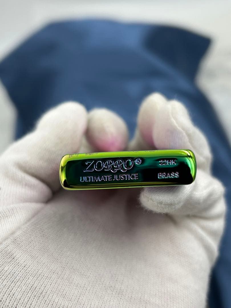 フルカスタムオーダー　レーザー刻印　ZORRO オイルライター　マジョーラカラー