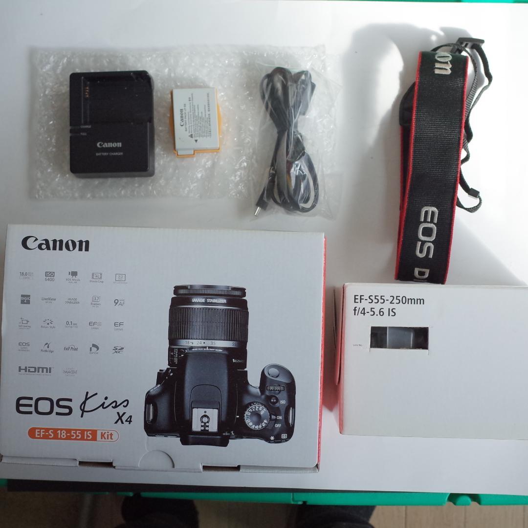 Canon EOS Kiss X4 ダブルズームキット　美品