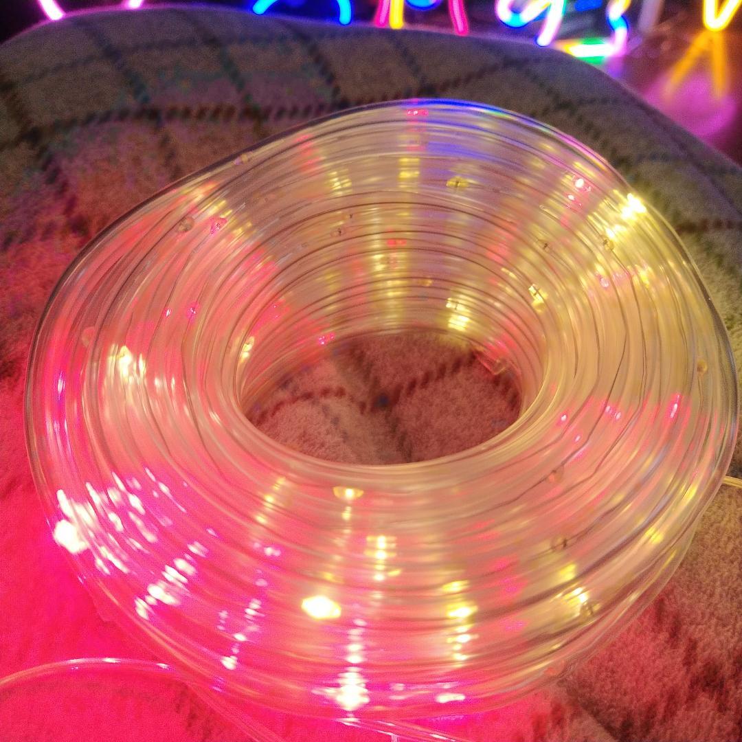【＊22メートル★】＊ロープライト200LED 屋内＆屋外対応　☆防水仕様