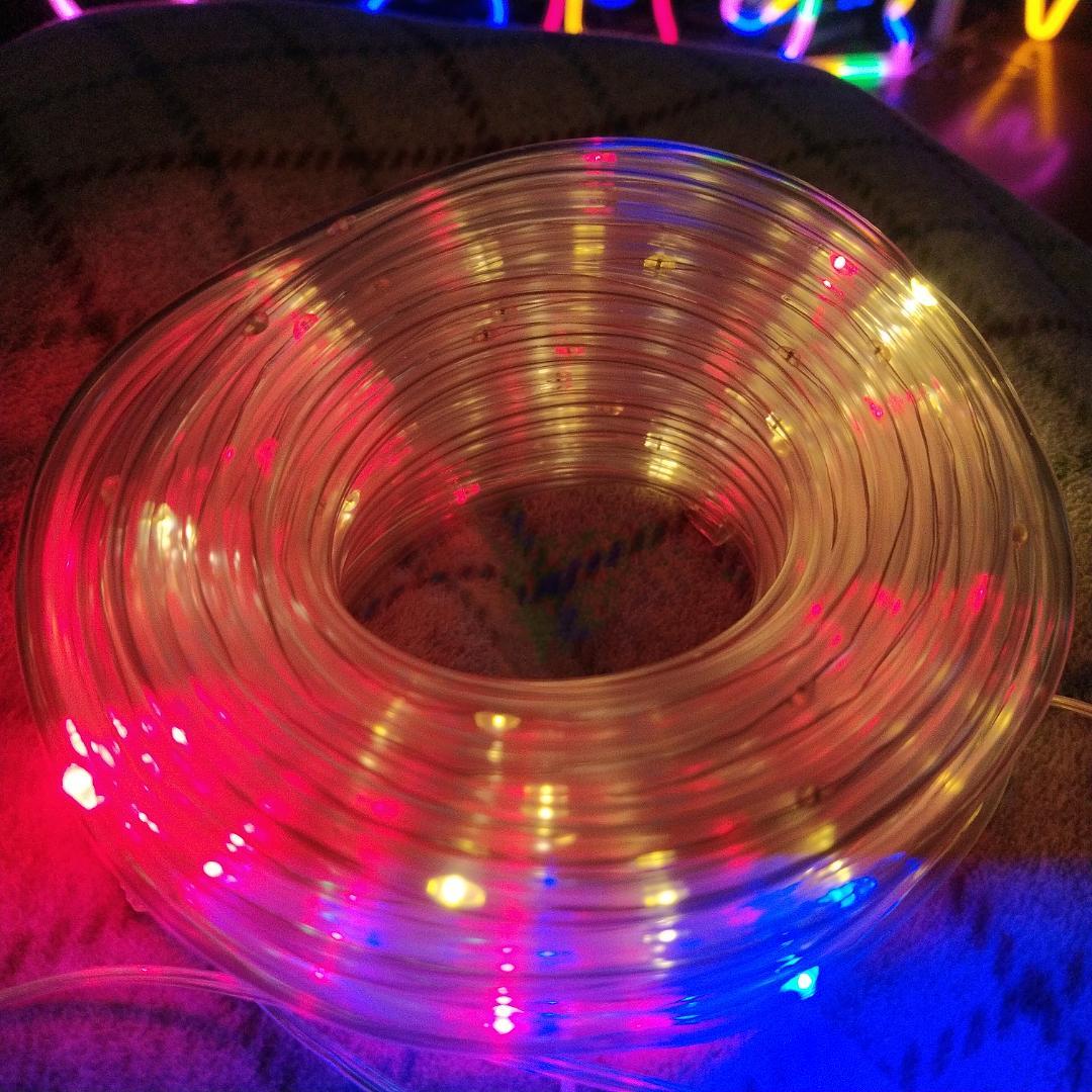 【＊22メートル★】＊ロープライト200LED 屋内＆屋外対応　☆防水仕様