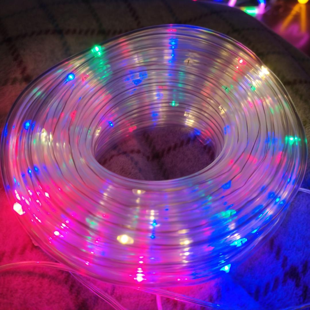【＊22メートル★】＊ロープライト200LED 屋内＆屋外対応　☆防水仕様