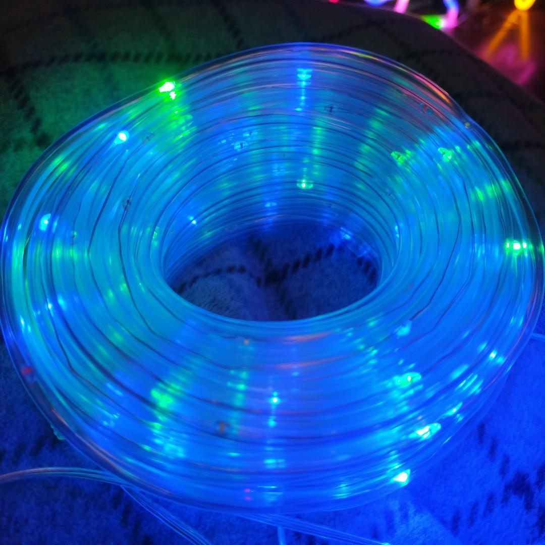 【＊22メートル★】＊ロープライト200LED 屋内＆屋外対応　☆防水仕様