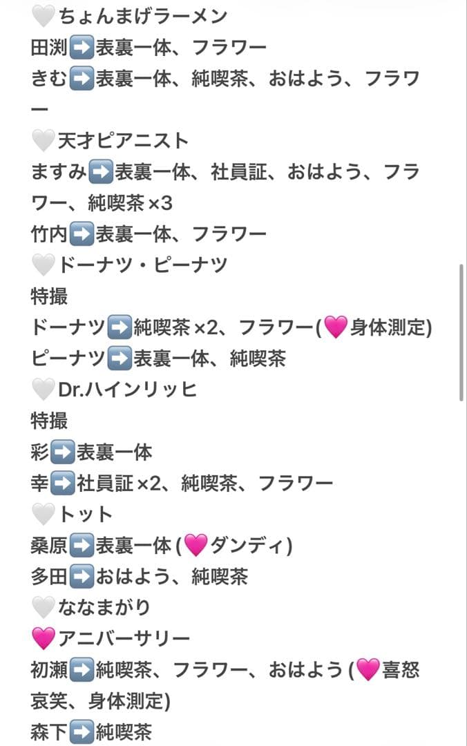 よしもとコレカ 6th 5th