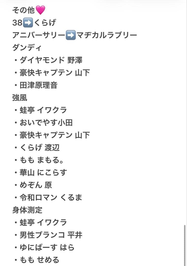 よしもとコレカ 6th 5th