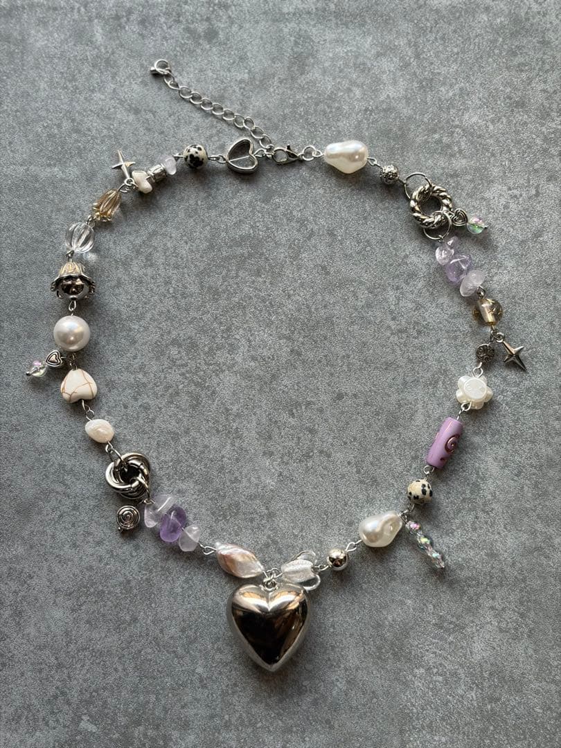 ネックレス・ペンダント No.7 youphoria necklace purple