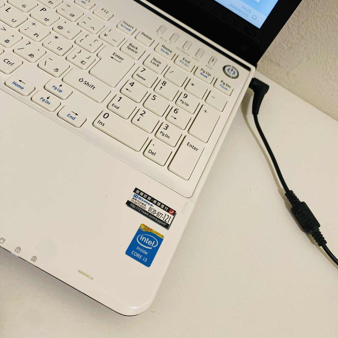 Y60 NECノートパソコンSSD高速 WEBカメラWindows11オフィス付