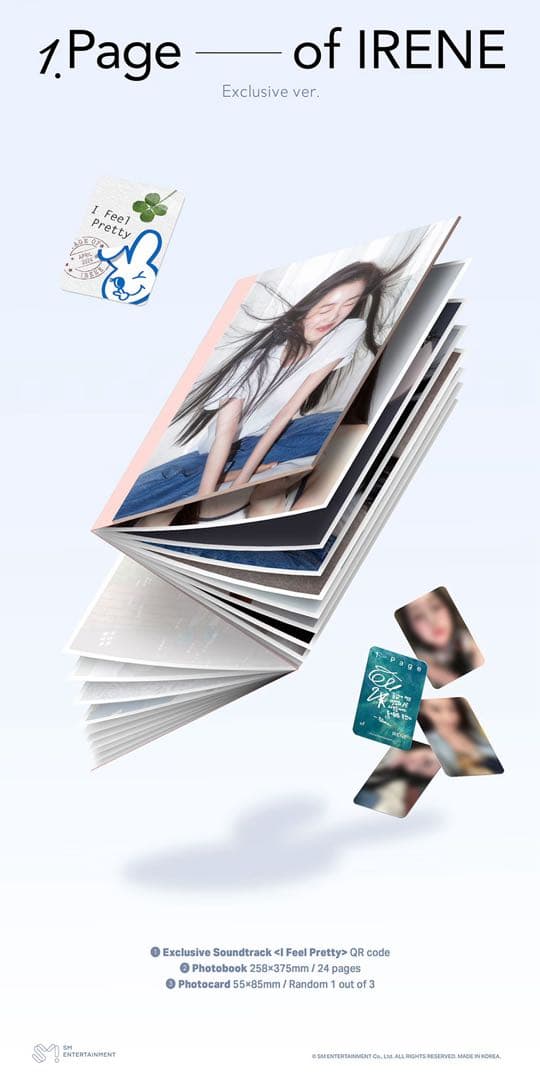 Red Velvet 1 Page of IRENE 写真集 トレカ アイリーン