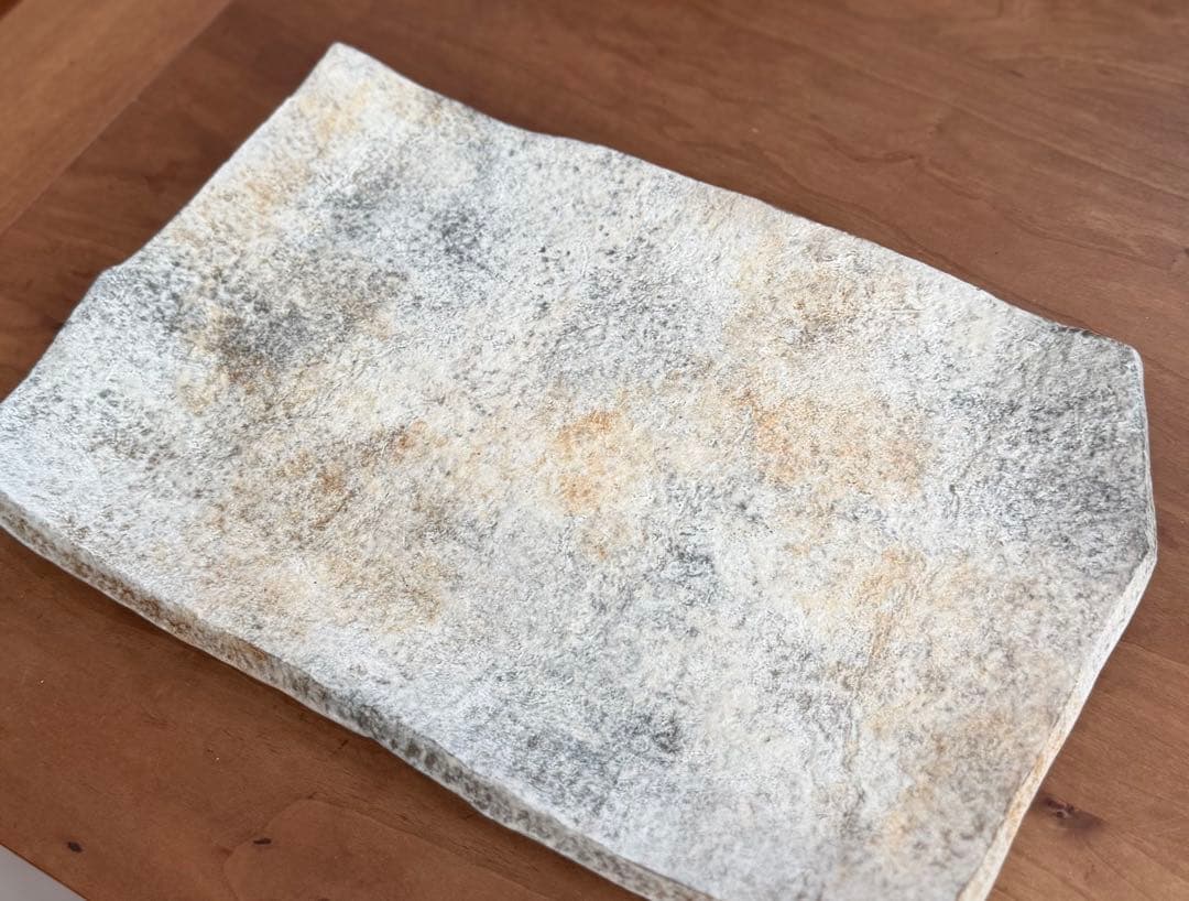 高木浩二　彩泥角皿