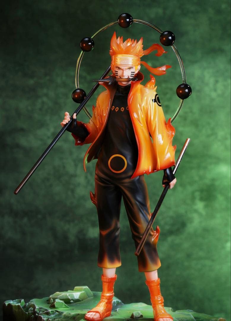 NARUTO ナルトガレージキット　六道ナルト&サスケ　レジン　スタチュー