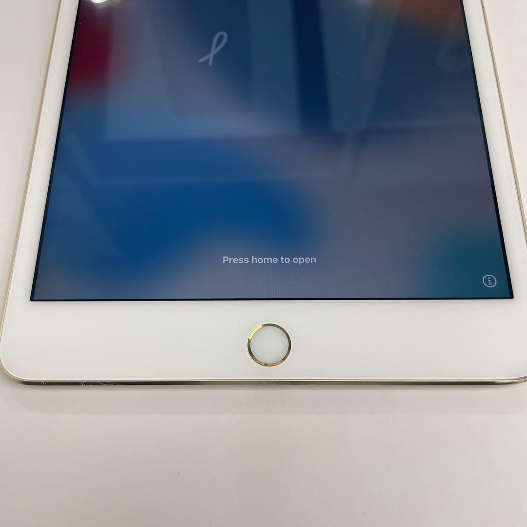 iPad mini 4 Wi-Fiモデル 64GBゴールド　動作確認初期化済み