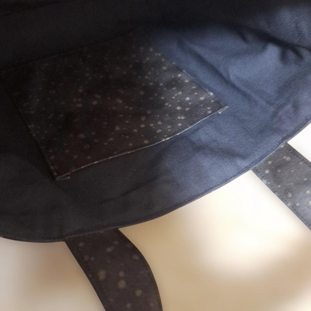 シュガーコテージパネル生地　ハンドメイド　まちなしバッグ　ミニバック布バスケット