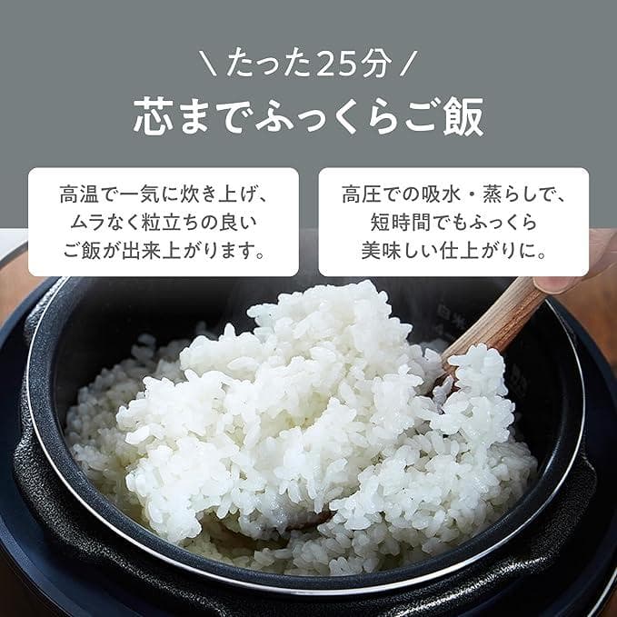 Re・De Pot (リデポット) 電気圧力鍋 2L PCH-20LN ネイビー