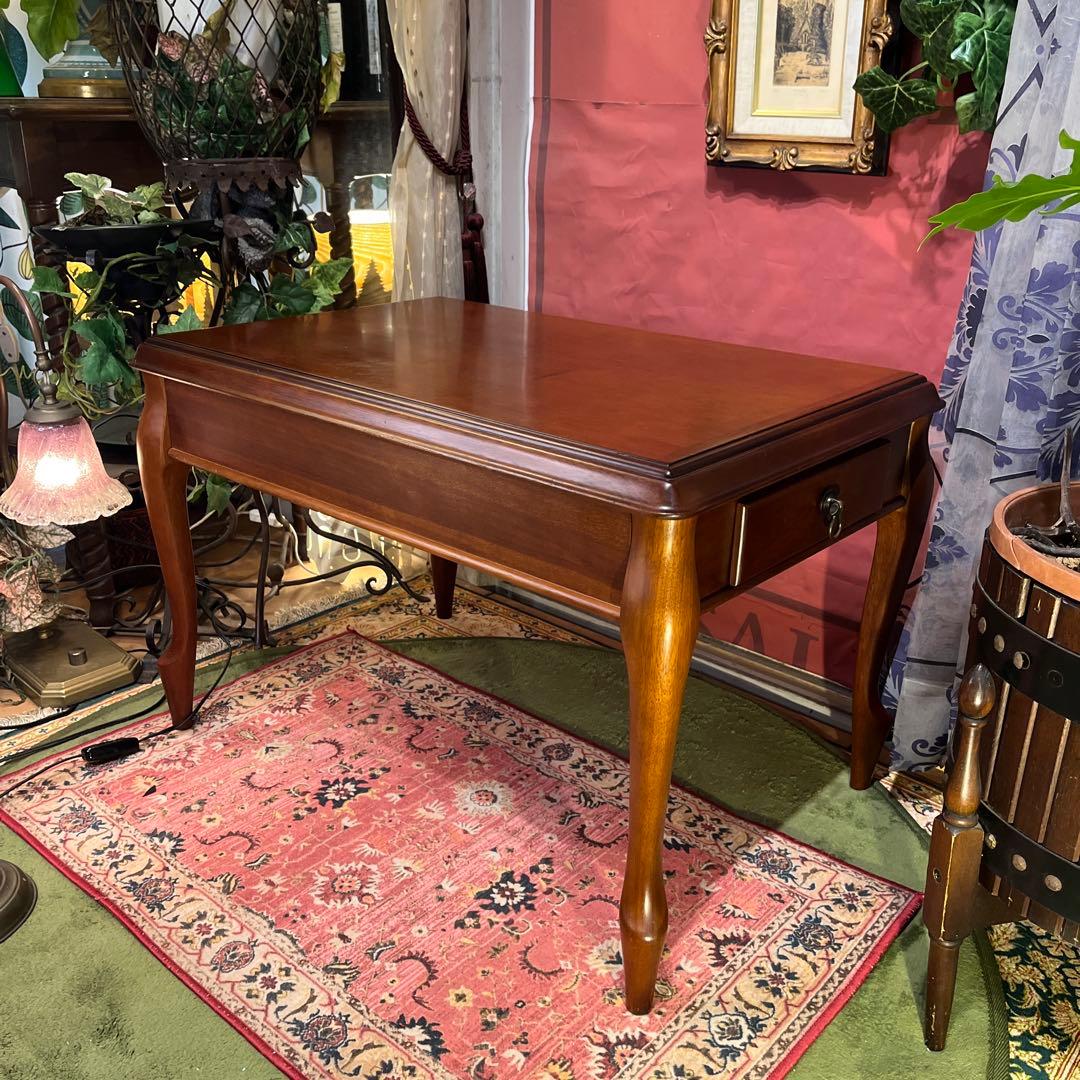 ヴィンテージ マルニ 地中海　リビングテーブル　サイドテーブル　引き出し付き