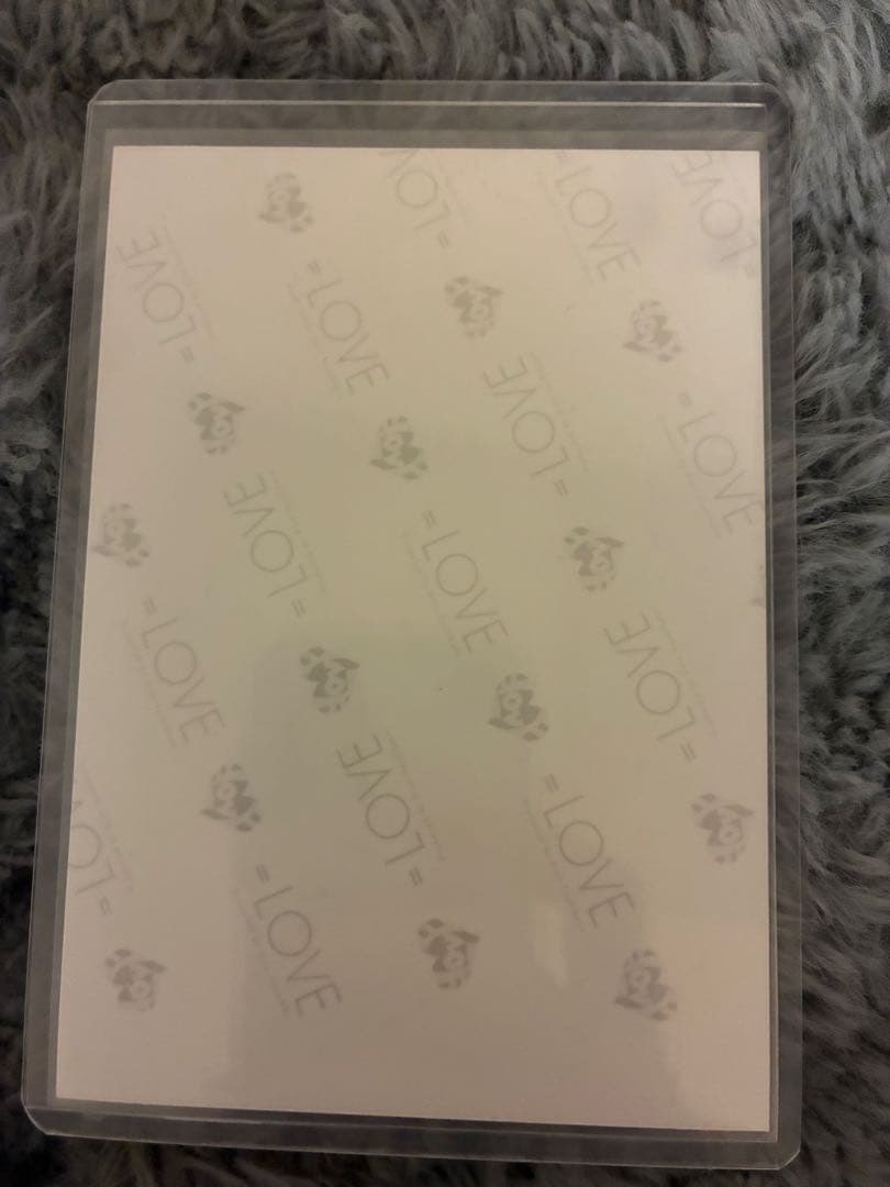 ラブソングに襲われる 生写真 野口衣織 ヒキ 直筆