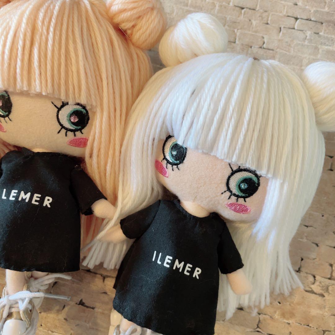 ✧イーマリーちゃんサイズ✧ハッピードール✧フルウィッグ✧３つセット✧おだんごつき